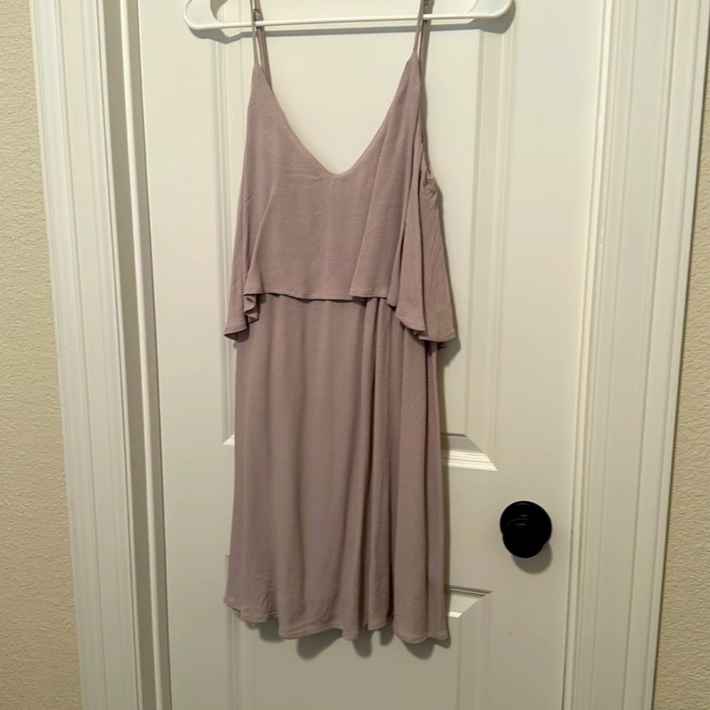 Dress with spaghetti straps